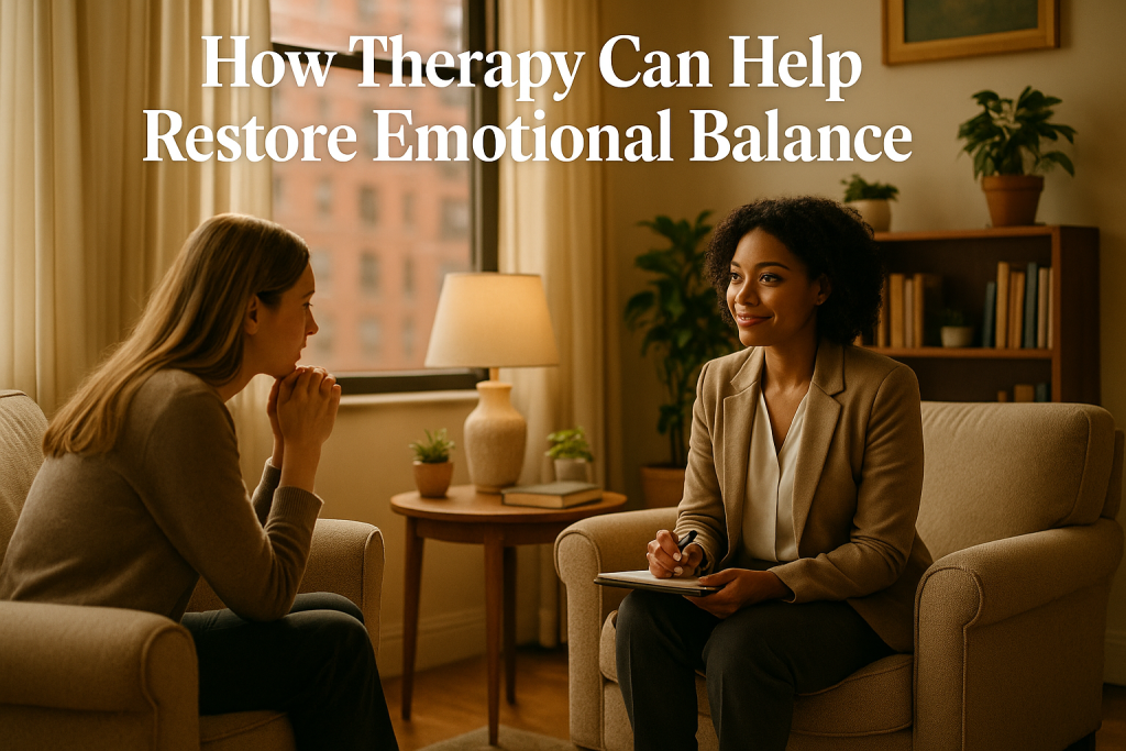 How Therapy Can Help Restore Emotional Balance